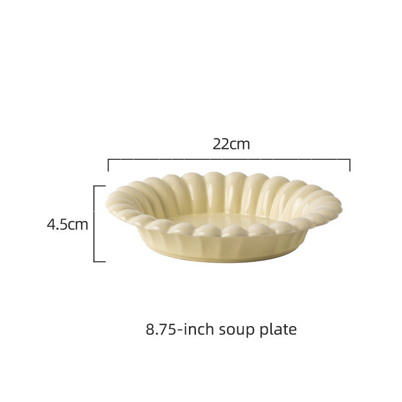 Cheesepie Ceramic Bowl and Plate Set