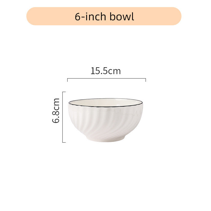 Modern Minimalist Style Ceramic Plates & Bowls