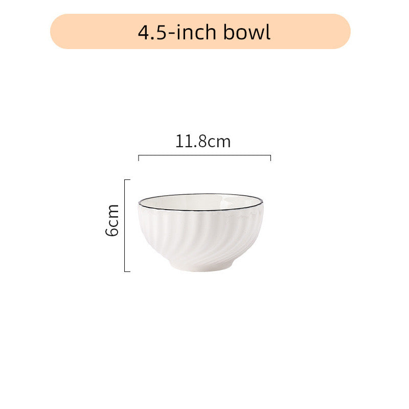 Modern Minimalist Style Ceramic Plates & Bowls