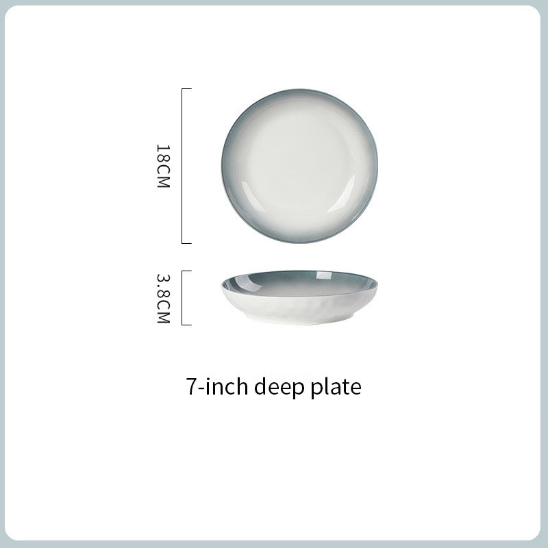 European Gradient Ceramic Dinnerware Set