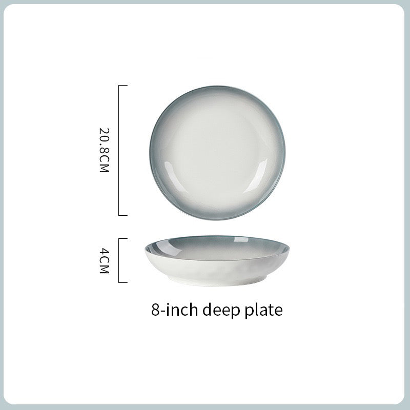 European Gradient Ceramic Dinnerware Set