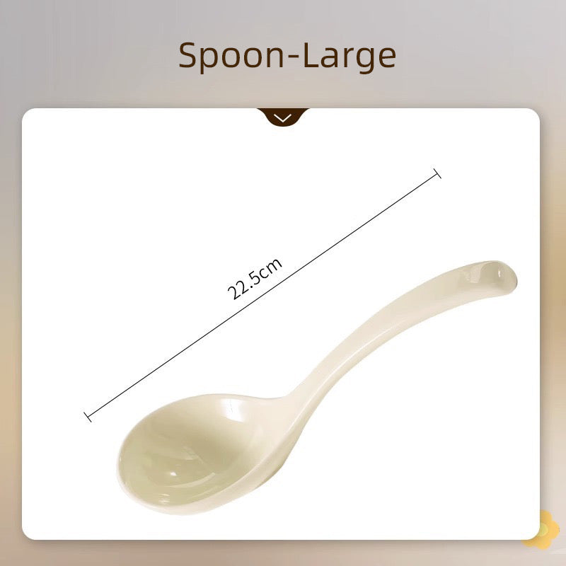 French Embossed 	Cream-Colored Ceramic Tableware