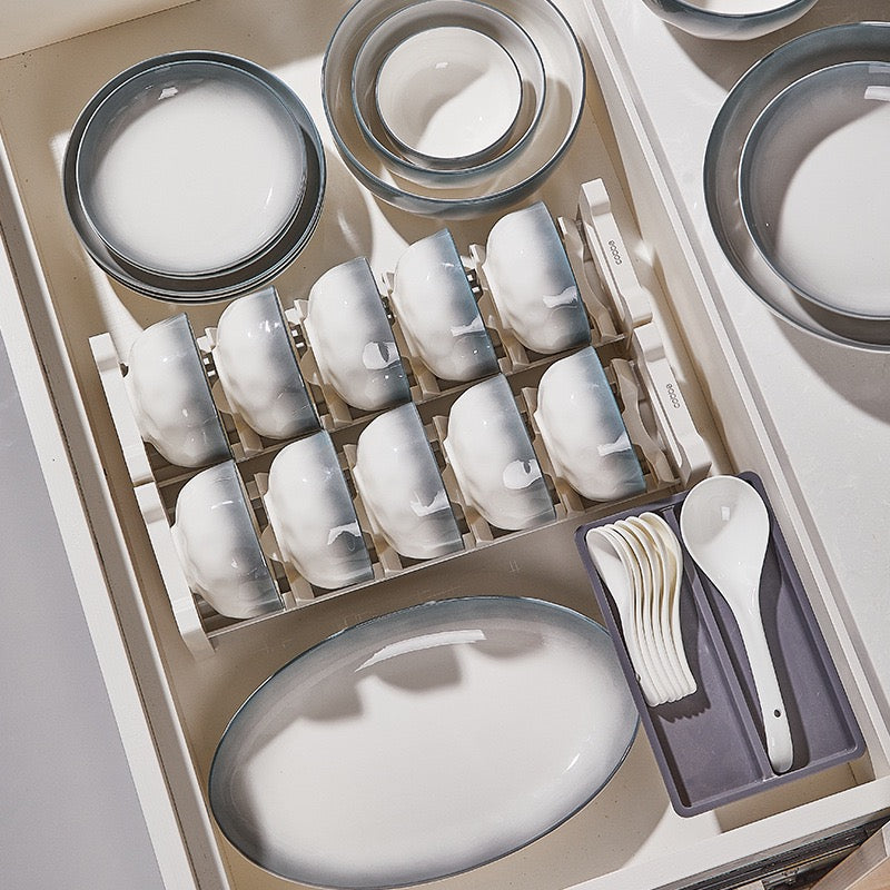 European Gradient Ceramic Dinnerware Set